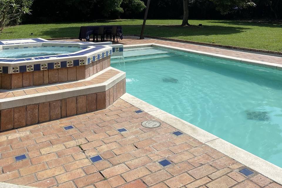 Vista a la piscina