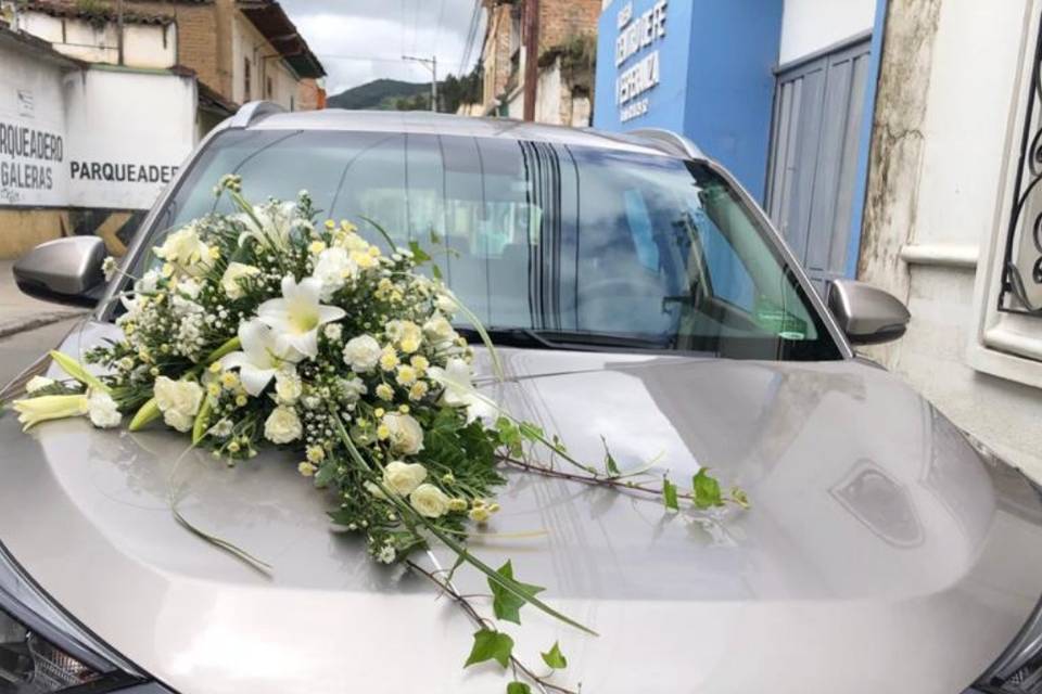 Arreglo carro de novia