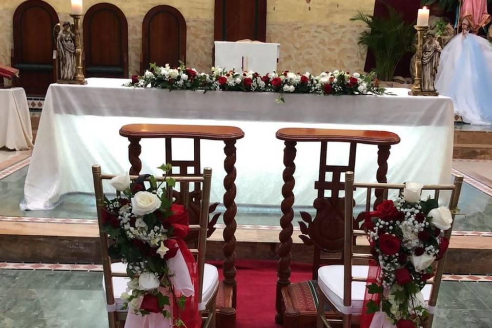 Sillas altar