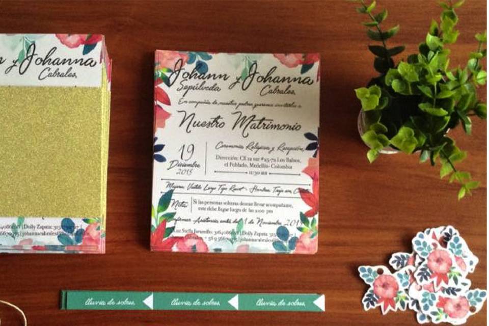 Invitación para pajecitas