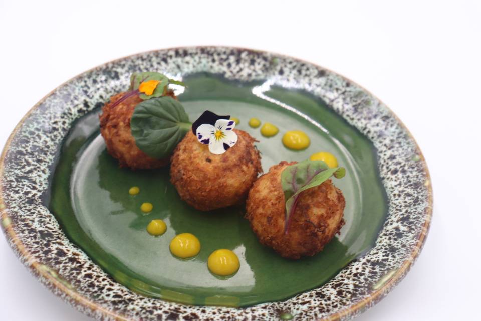 Croquetas de pollo rosti