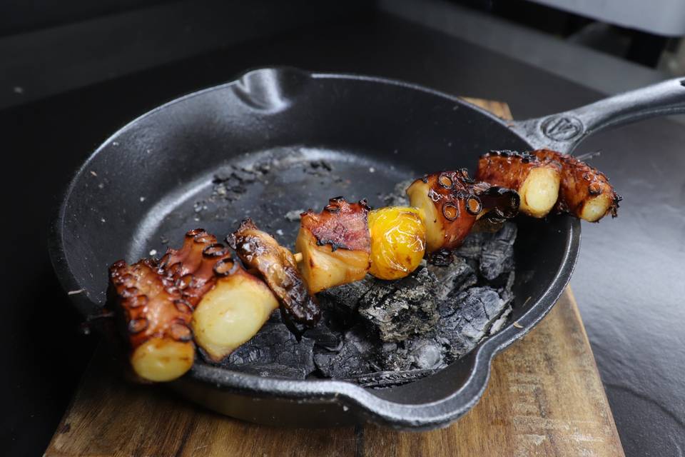 Brocheta de Pulpo