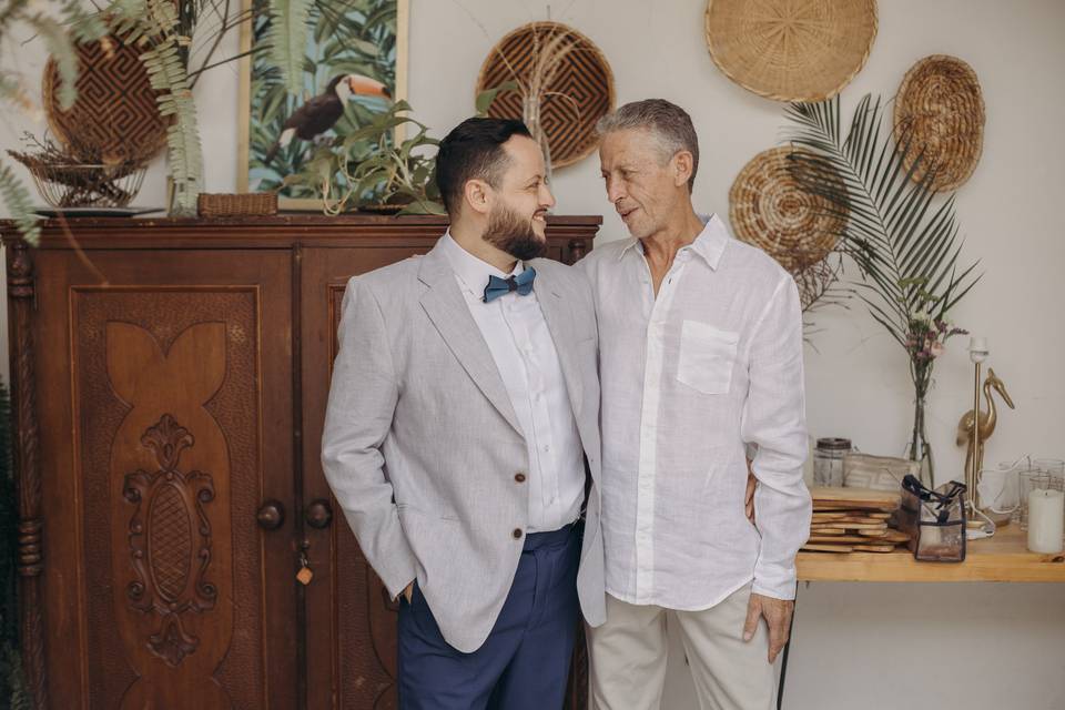 Novio y su padre