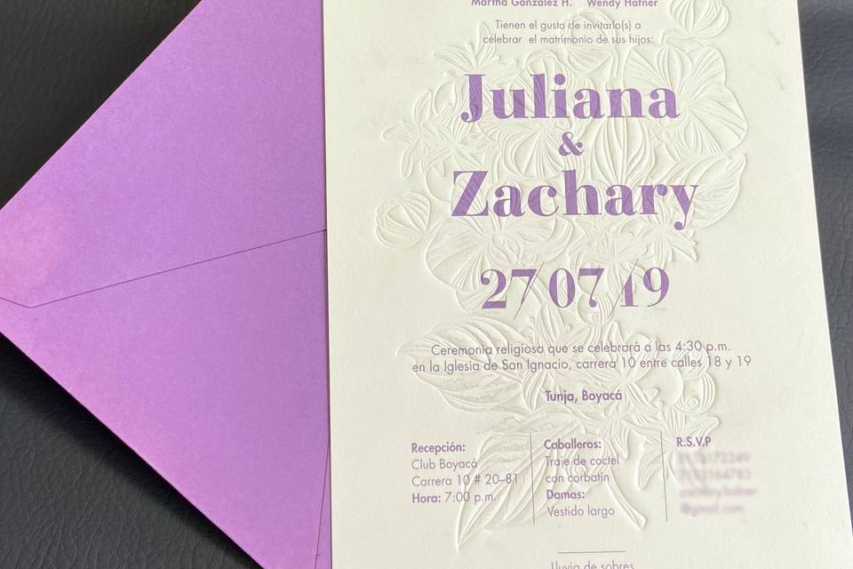 Wedding LetterPress