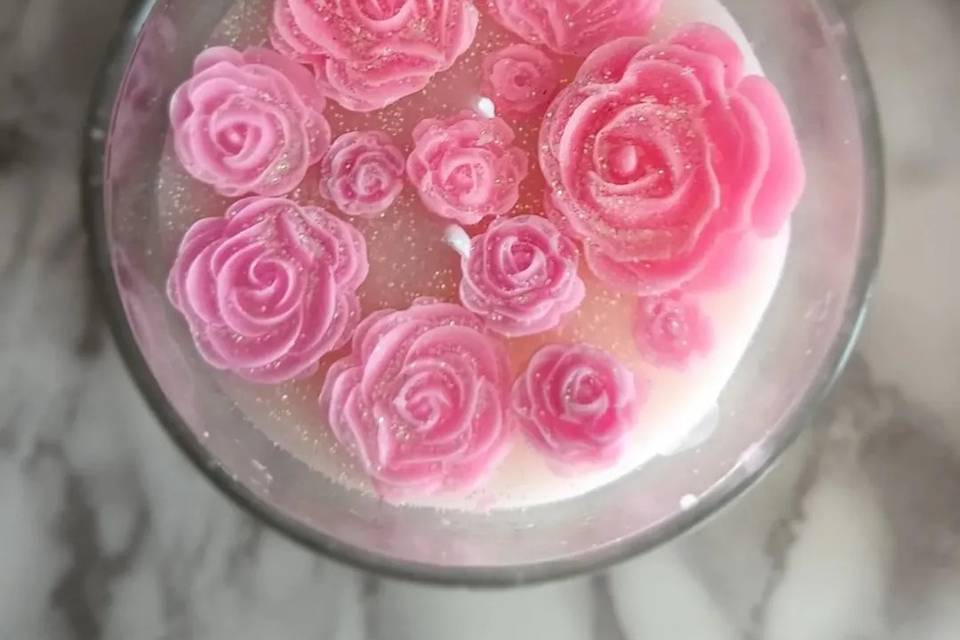 Vela de rosas