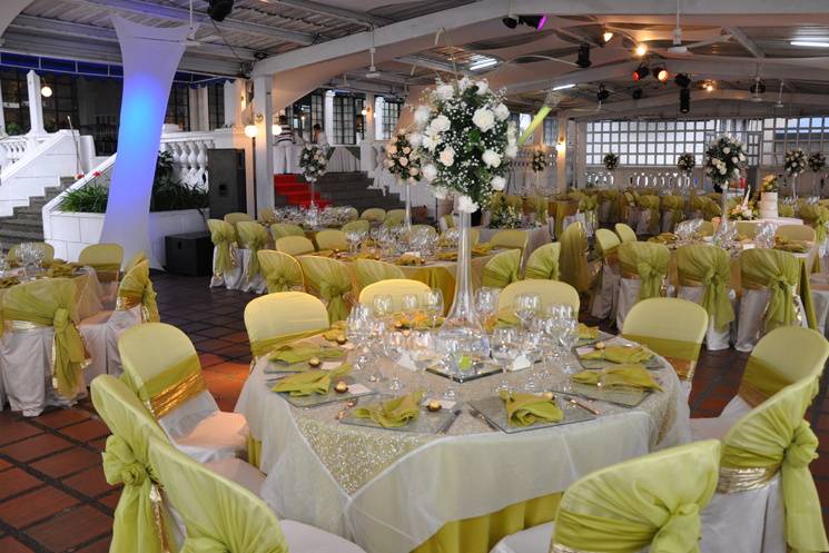 Decoración salón para el evento