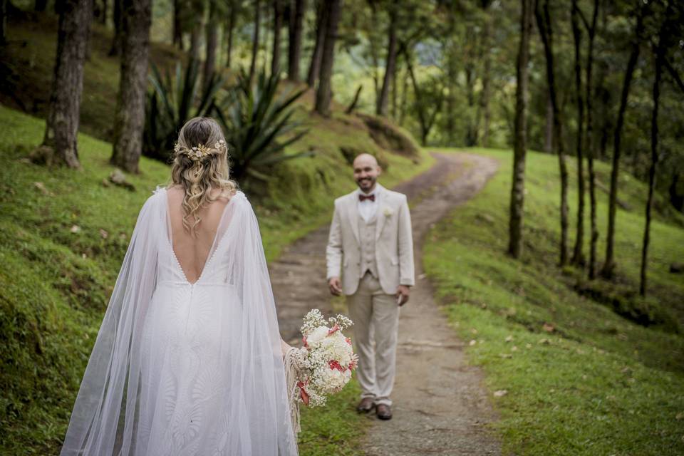 Boda en el bosque