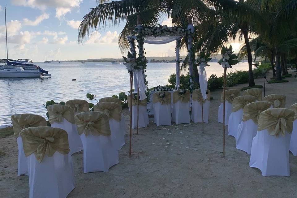 Ceremonia playa sunrise