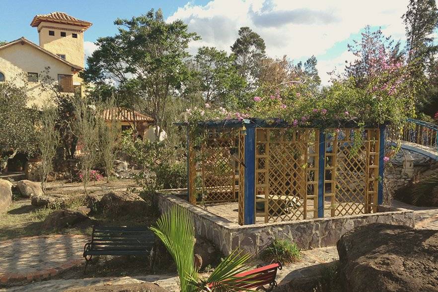 Pérgola para ceremonias