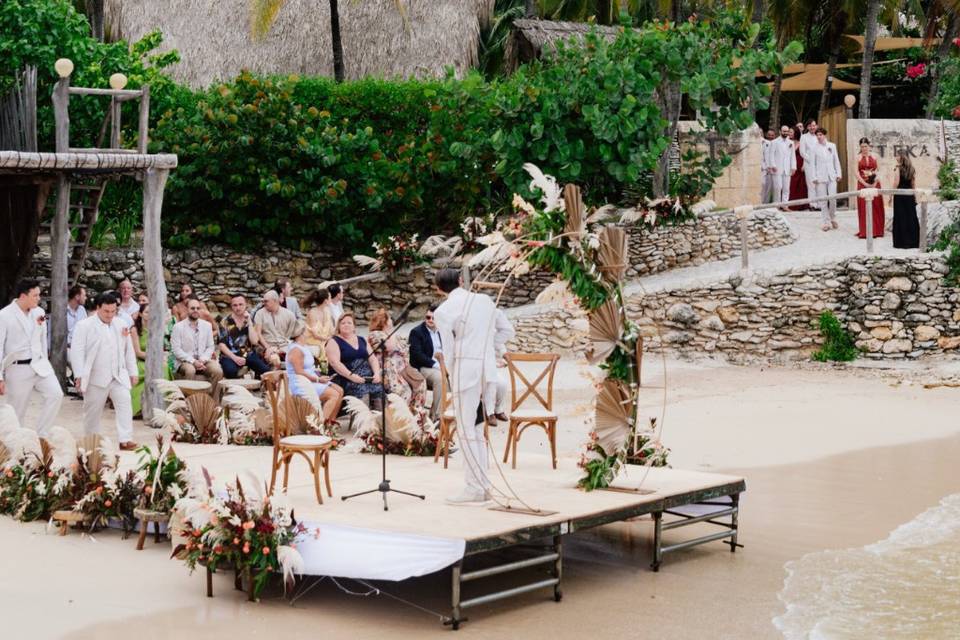 Beach wedding