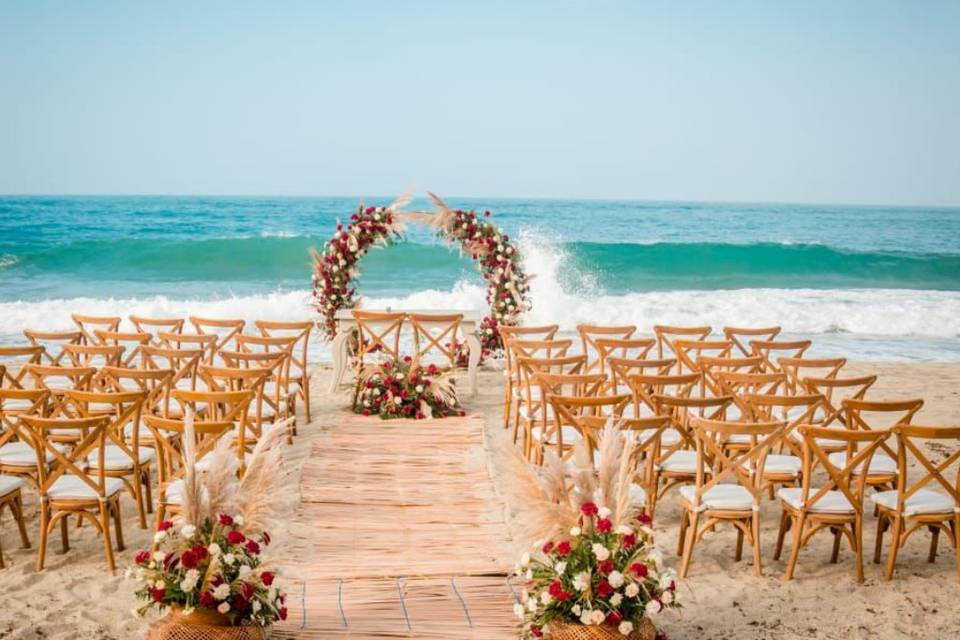 Altar en playa