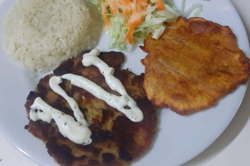 Menú torta de pescado