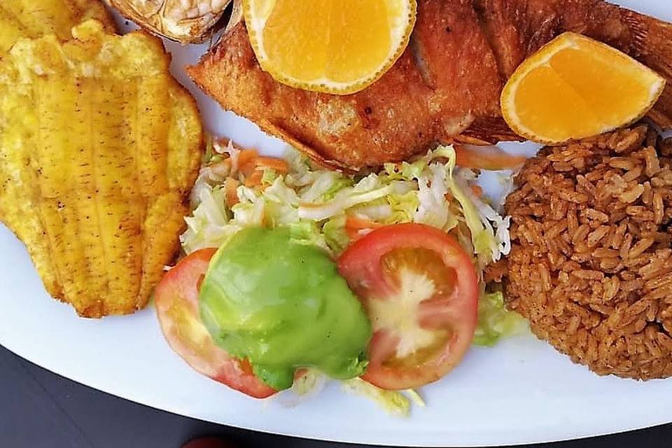 Pargo frito