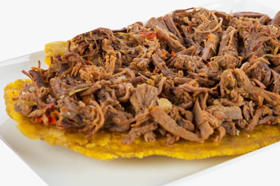 Patacón ropa vieja