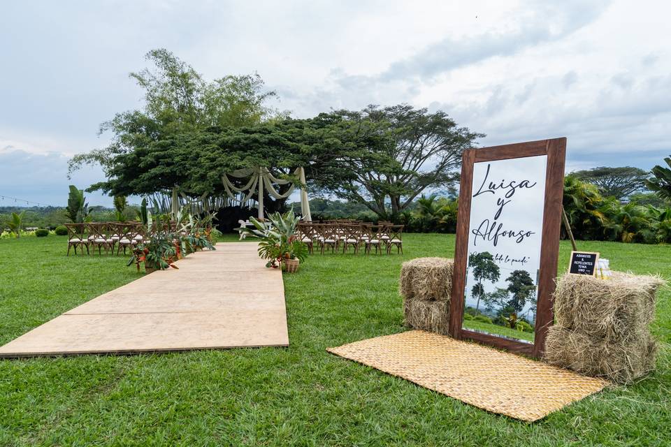 Espacio campestre para bodas