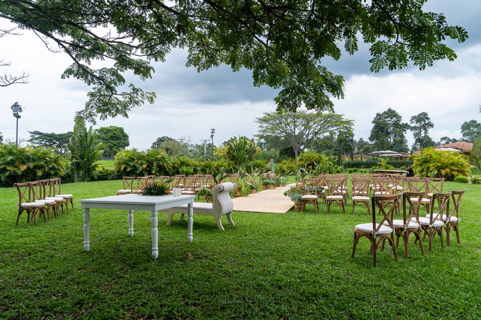 Espacio campestre para bodas