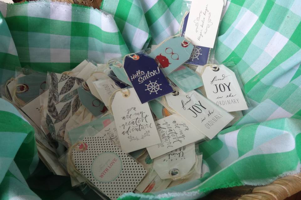 Gift tags