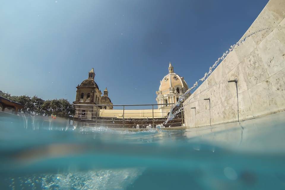 Piscina con vistas