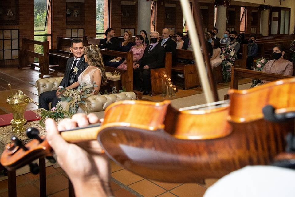 Show de violín, piano cantante