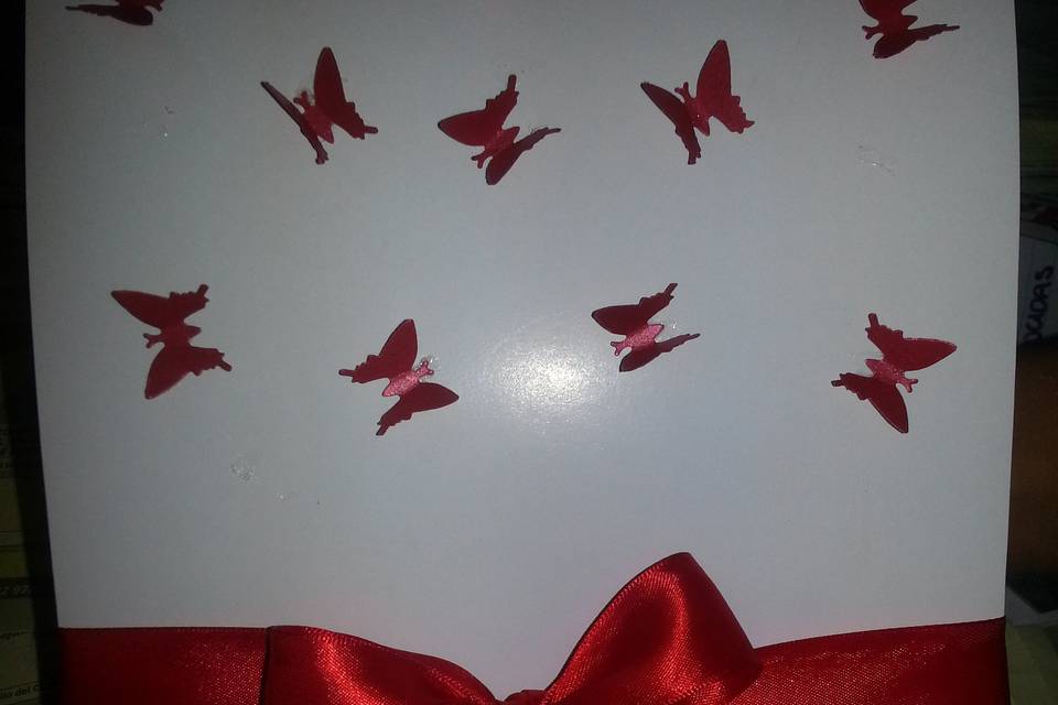 Mariposas roja