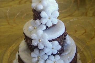 Mini cake de torta de novia