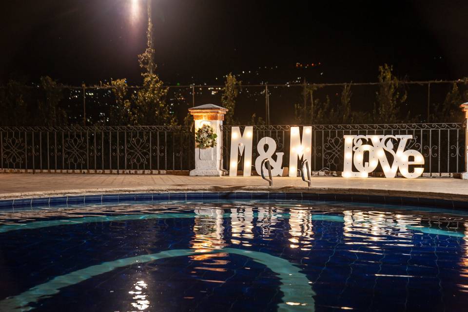 Letras luminosas