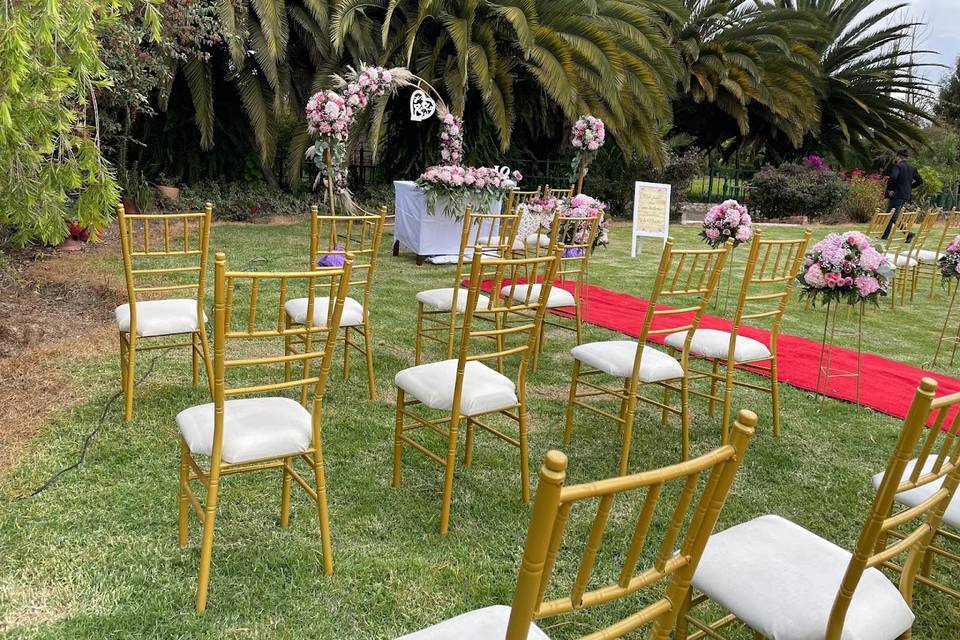 Boda simbólica campestre