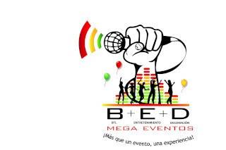 B+E+D Mega Eventos logo