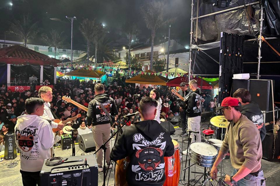 Grupo musical en evento