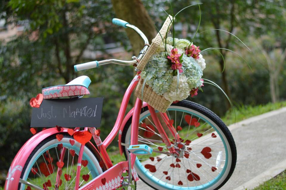 Bicicleta decoración