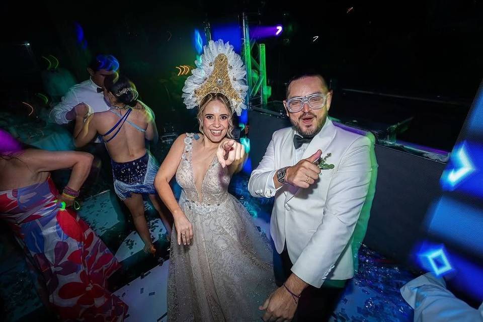 Los mejores momentos con los novios