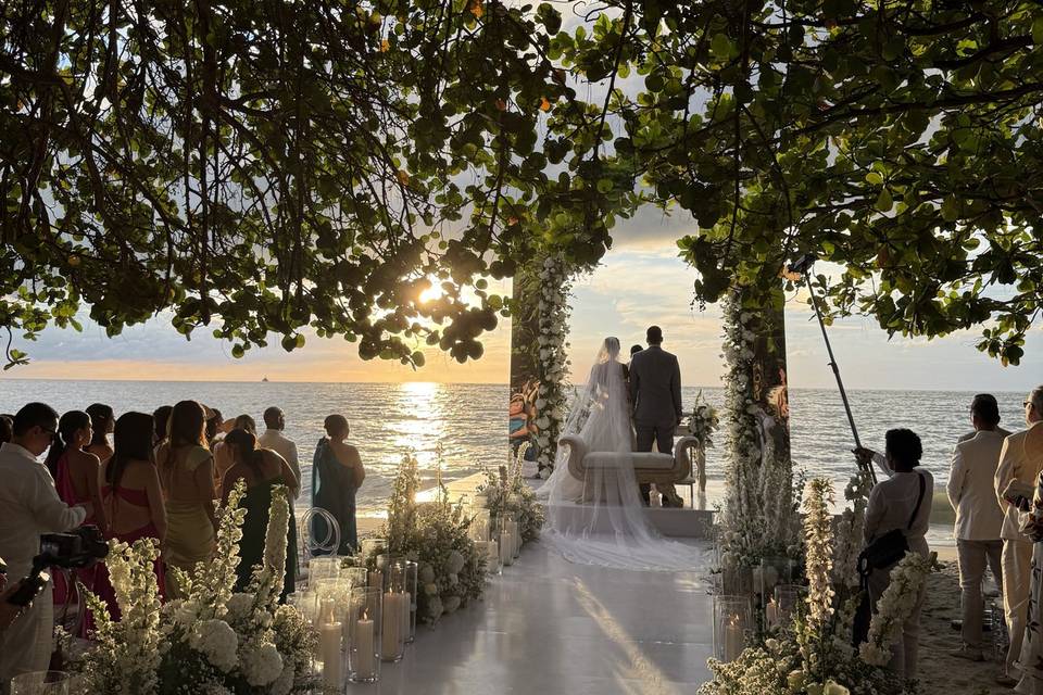 Ceremonia en playa