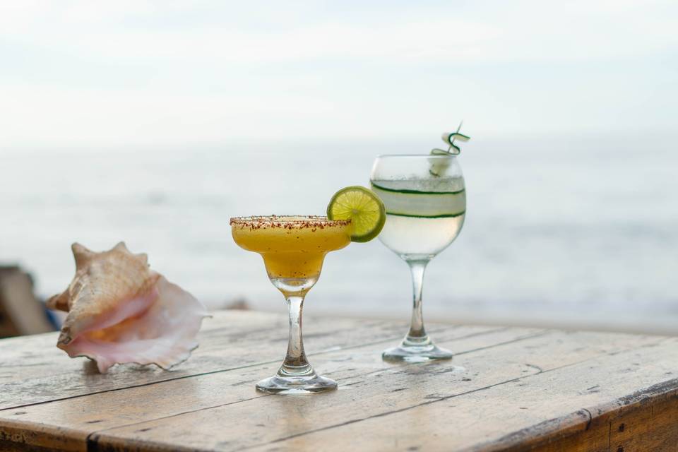 Margarita, gin tonic