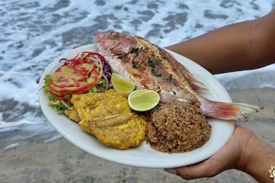 Pargo en mantequilla casera