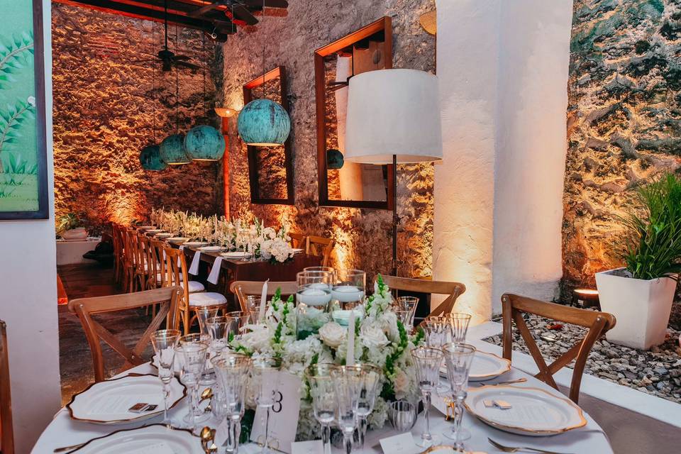 Hotel boutique colonial para eventos