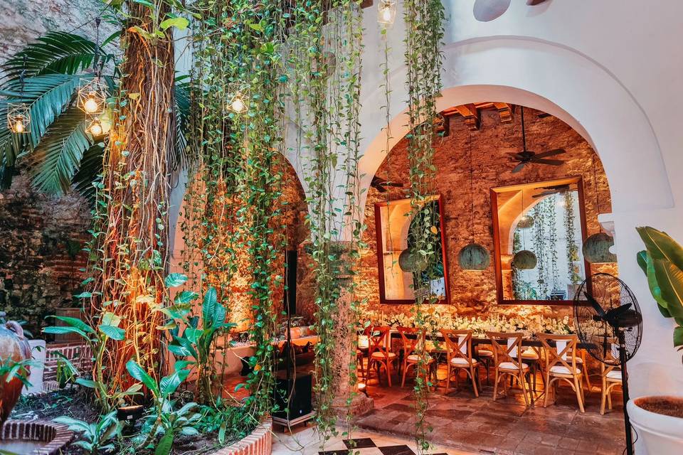 Hotel boutique colonial para eventos