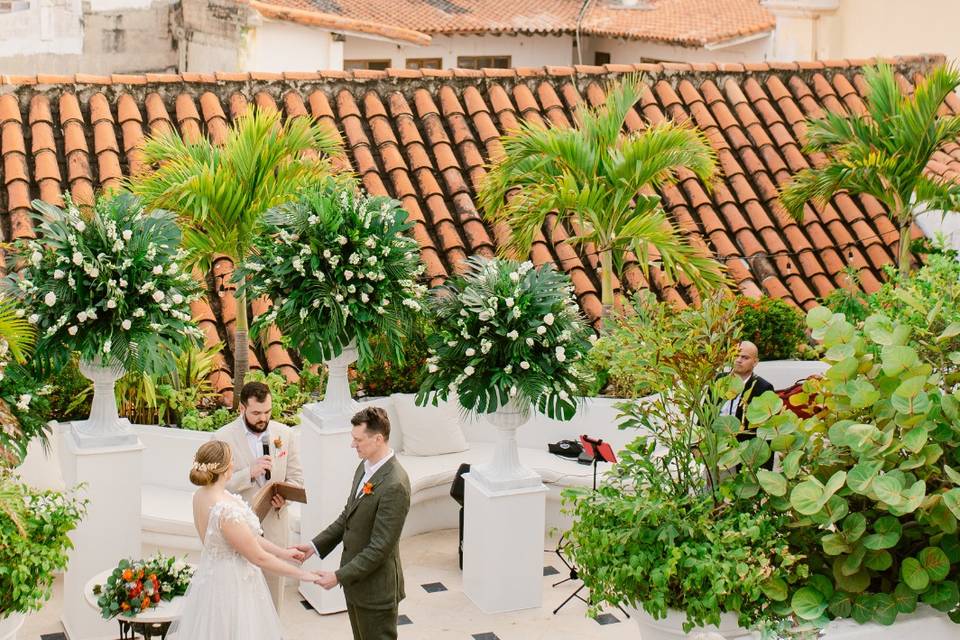 Hotel boutique colonial para eventos