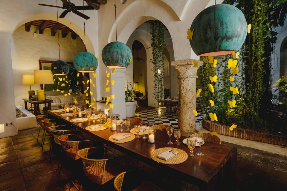 Hotel boutique colonial para eventos