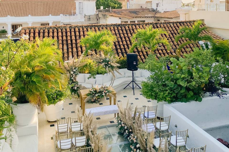 Vistas a la terraza