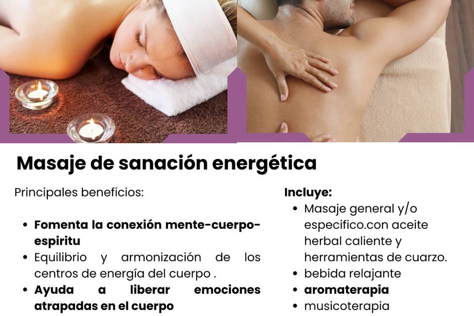 Masaje sanación energética