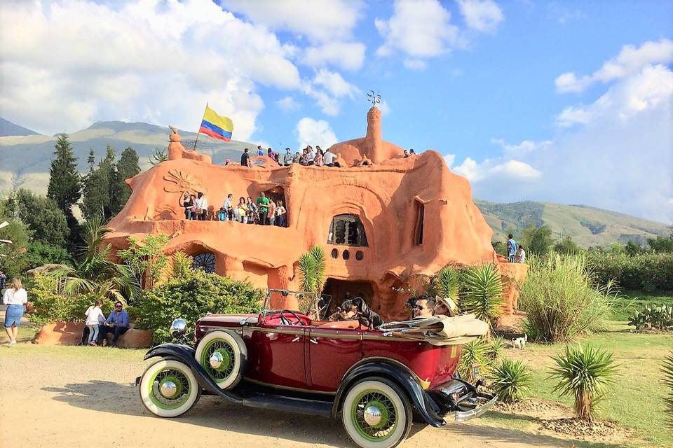Villa de Leyva - Automóviles antiguos