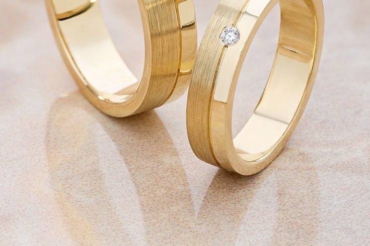 Anillos de matrimonio de oro
