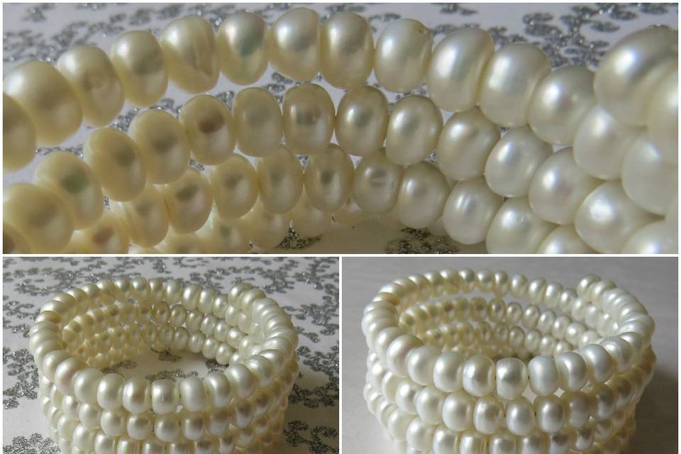 Espiral perlas planas