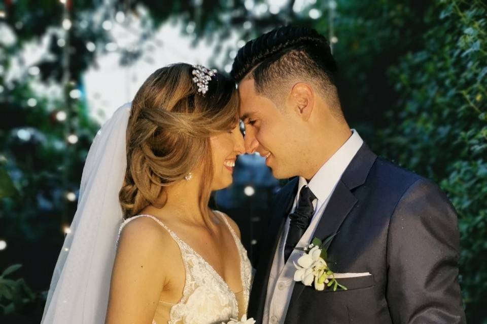 Ramo de novia y boutonnier