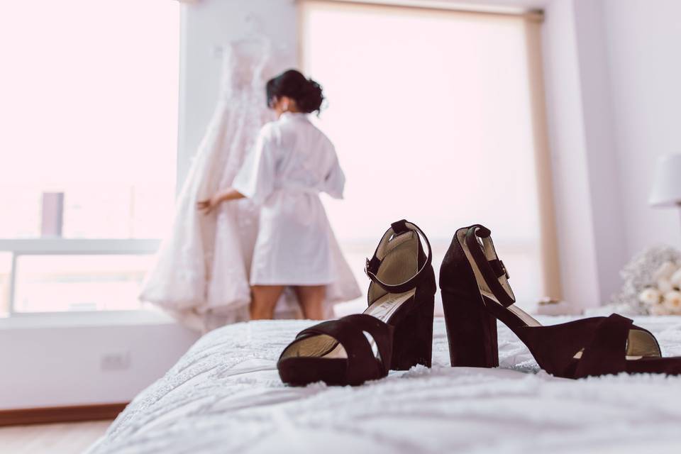 Toma de fotos de momentos significativos en la boda