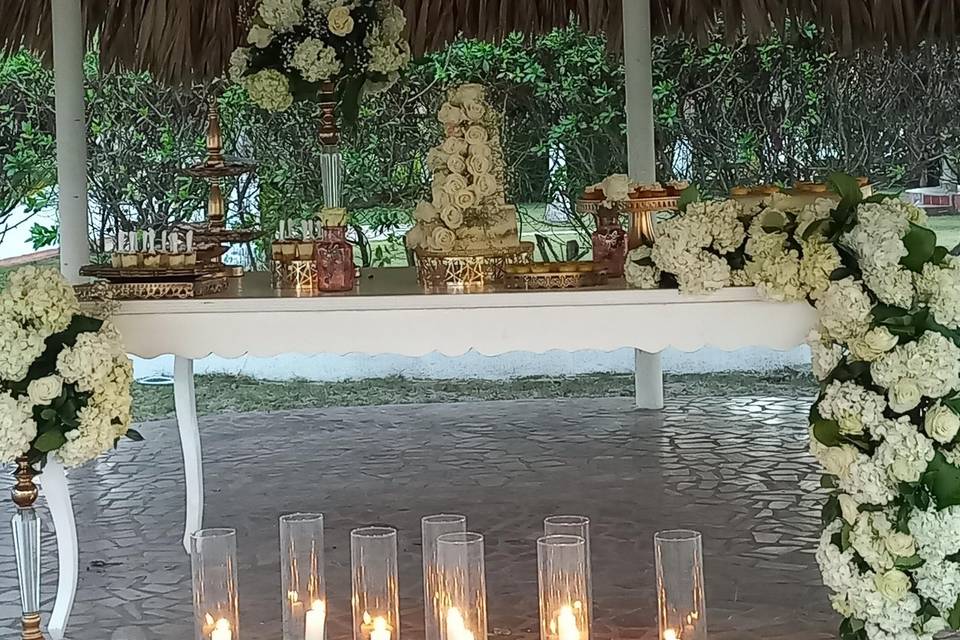 Mesa de dulce de boda