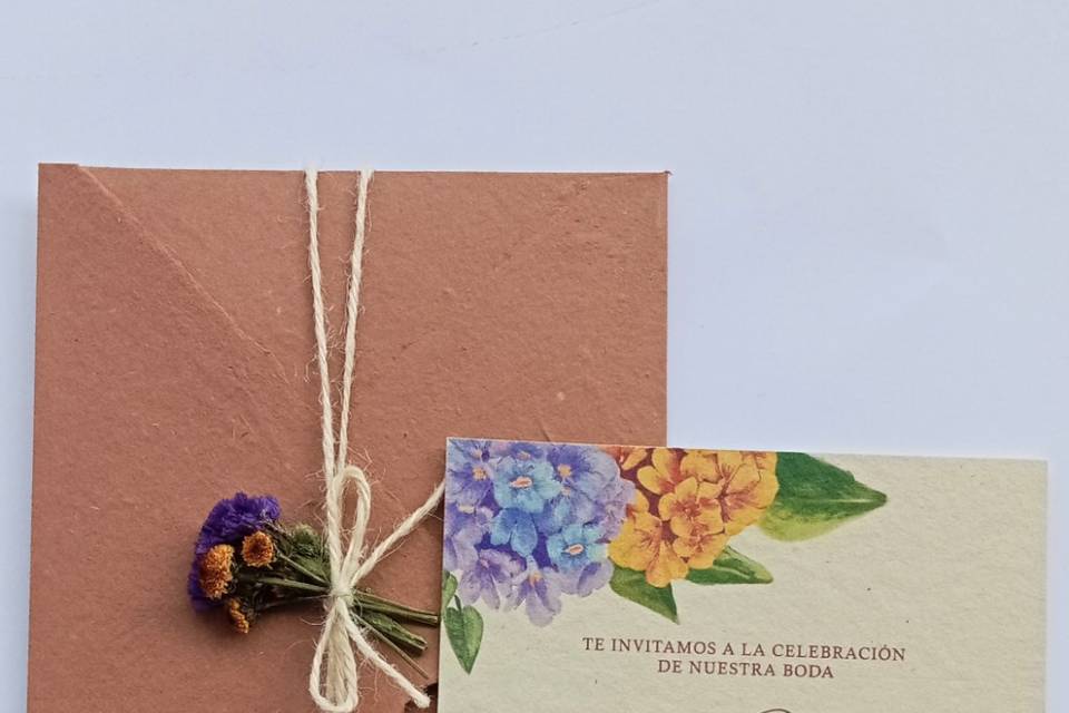 Invitación floral