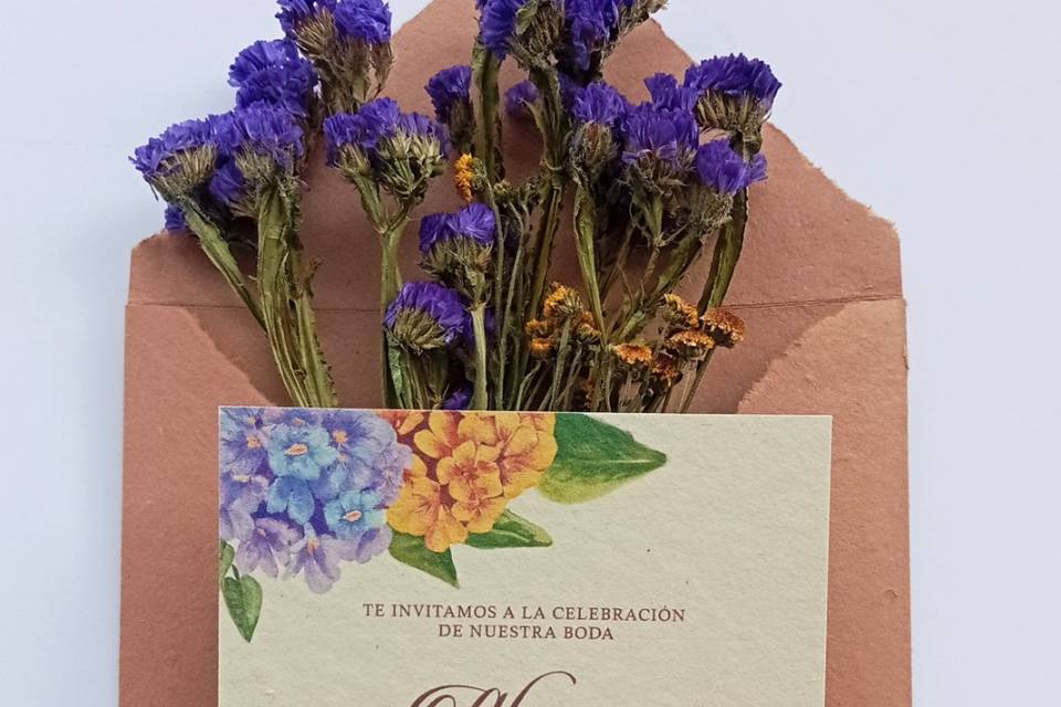 Invitación floral