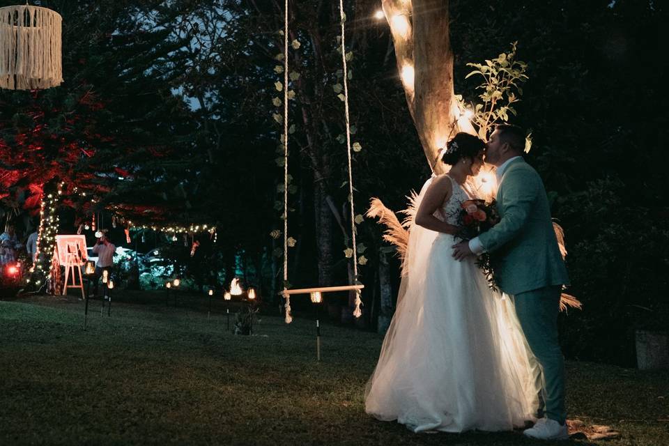 Espacio para fotos boda campestre