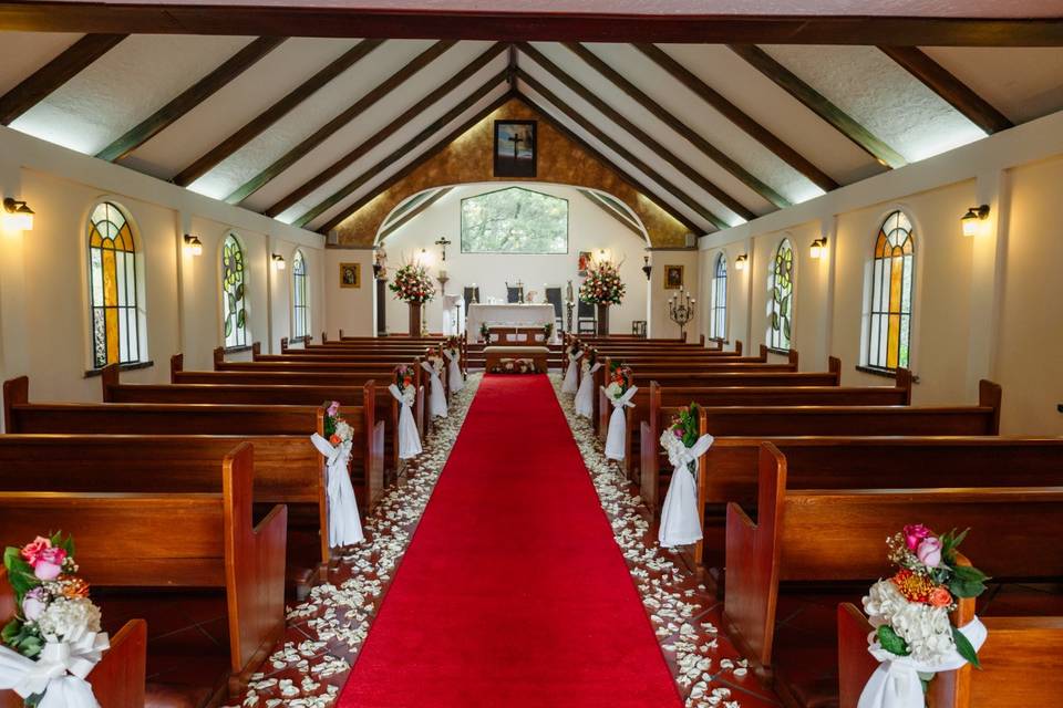 Decoración en capilla